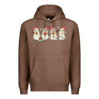 Chestnut pantasmas mexican christmas ghosts Premium Hoodie - MaliasSmallBusiness