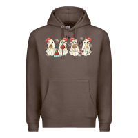 Coffee pantasmas mexican christmas ghosts Premium Hoodie - MaliasSmallBusiness