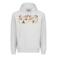 Dove Grey pantasmas mexican christmas ghosts Premium Hoodie - MaliasSmallBusiness