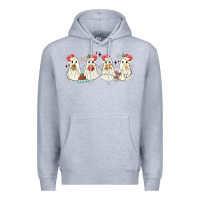 Heather Grey pantasmas mexican christmas ghosts Premium Hoodie - MaliasSmallBusiness