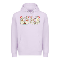 Lilac pantasmas mexican christmas ghosts Premium Hoodie - MaliasSmallBusiness