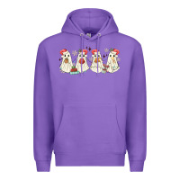 Purple pantasmas mexican christmas ghosts Premium Hoodie - MaliasSmallBusiness