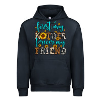 Navy name mother and friend tribute design Urban Hoodie - LillyAllenDesigns