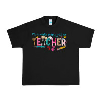 Black my favorite people call me teacher Urban Heavy Tee - texasbilliewilder