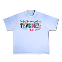 Grape Ice my favorite people call me teacher Urban Heavy Tee - texasbilliewilder