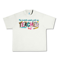 My Favorite People Call Me Teacher Urban Heavy Tee | Teevron