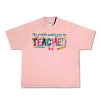 Salmon my favorite people call me teacher Urban Heavy Tee - texasbilliewilder