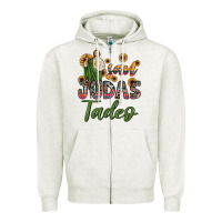San Judas Tadeo Sunflower Zipper Hoodie | Teevron