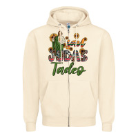 Sandshell san judas tadeo sunflower Zipper Hoodie - JahusDesignShop