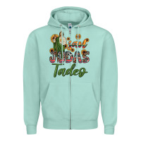 Seafoam san judas tadeo sunflower Zipper Hoodie - JahusDesignShop
