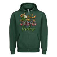Sports Green san judas tadeo sunflower Zipper Hoodie - JahusDesignShop