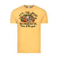 Vintage Mustard it's the most wonderful time of the year Vintage Tee - RanaPortraitStore