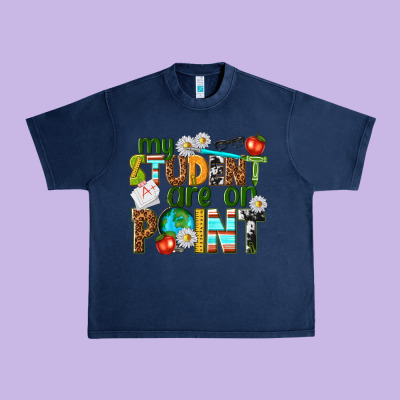My Student Are On Point Urban Heavy Tee Designed By Texasbilliewilder