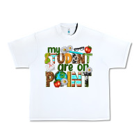 White my student are on point Urban Heavy Tee - texasbilliewilder
