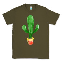 Army Green mexican cactus Classic Tee - FaDigitalArtStudio