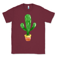 Burgundy mexican cactus Classic Tee - FaDigitalArtStudio