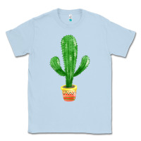 Dusty Blue mexican cactus Classic Tee - FaDigitalArtStudio