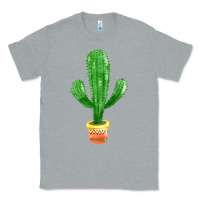 Heather Grey mexican cactus Classic Tee - FaDigitalArtStudio