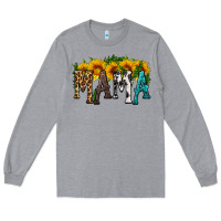 Heather Grey mama with sunflower Long Sleeve Tee - HRA Design Shop