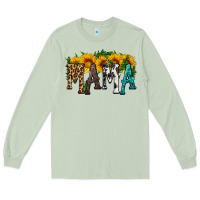 Matcha mama with sunflower Long Sleeve Tee - HRA Design Shop