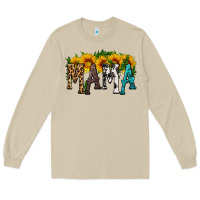 Mushroom mama with sunflower Long Sleeve Tee - HRA Design Shop
