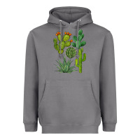 Storm watercolor cactus bundle preview Heavyweight Hoodie - BarkalooDesign