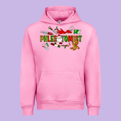 Christmas Phlebotomist Urban Hoodie Designed By Lillyallendesigns