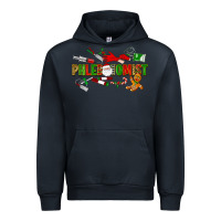 Navy christmas phlebotomist Urban Hoodie - LillyAllenDesigns