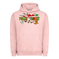 Pigment Salmon christmas phlebotomist Urban Hoodie - LillyAllenDesigns