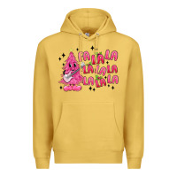 Antique Gold pink christmas fa la la Premium Hoodie - MaliasSmallBusiness