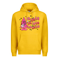 Lemon pink christmas fa la la Premium Hoodie - MaliasSmallBusiness