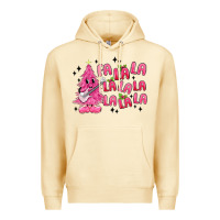 Pina Colada pink christmas fa la la Premium Hoodie - MaliasSmallBusiness