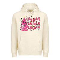 Tofu pink christmas fa la la Premium Hoodie - MaliasSmallBusiness