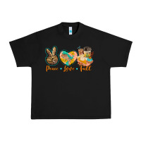 Black peace love fall Urban Heavy Tee - BarkalooDesign