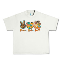 Pistachio peace love fall Urban Heavy Tee - BarkalooDesign