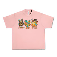 Salmon peace love fall Urban Heavy Tee - BarkalooDesign