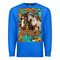 True Royal Western Ranch Life Mustang Horse Premium Sweatshirt - LillyAllenDesigns