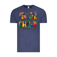 Vintage Denim teacher can hear what a child cannot say Vintage Tee - Zillion Design Studio