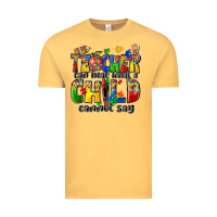Vintage Mustard teacher can hear what a child cannot say Vintage Tee - Zillion Design Studio