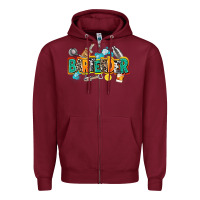 Burgundy bartender Zipper Hoodie - AdoDesignShop