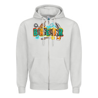 Dove Grey bartender Zipper Hoodie - AdoDesignShop