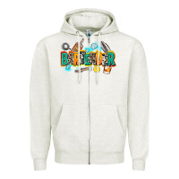 Oatmeal Heather bartender Zipper Hoodie - AdoDesignShop