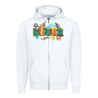 White bartender Zipper Hoodie - AdoDesignShop