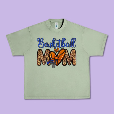 Basketball Mom Urban Heavy Tee Designed By Zillion Design Studio