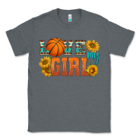 Charcoal Heather love my girl basketball Classic Tee - HRA Design Shop