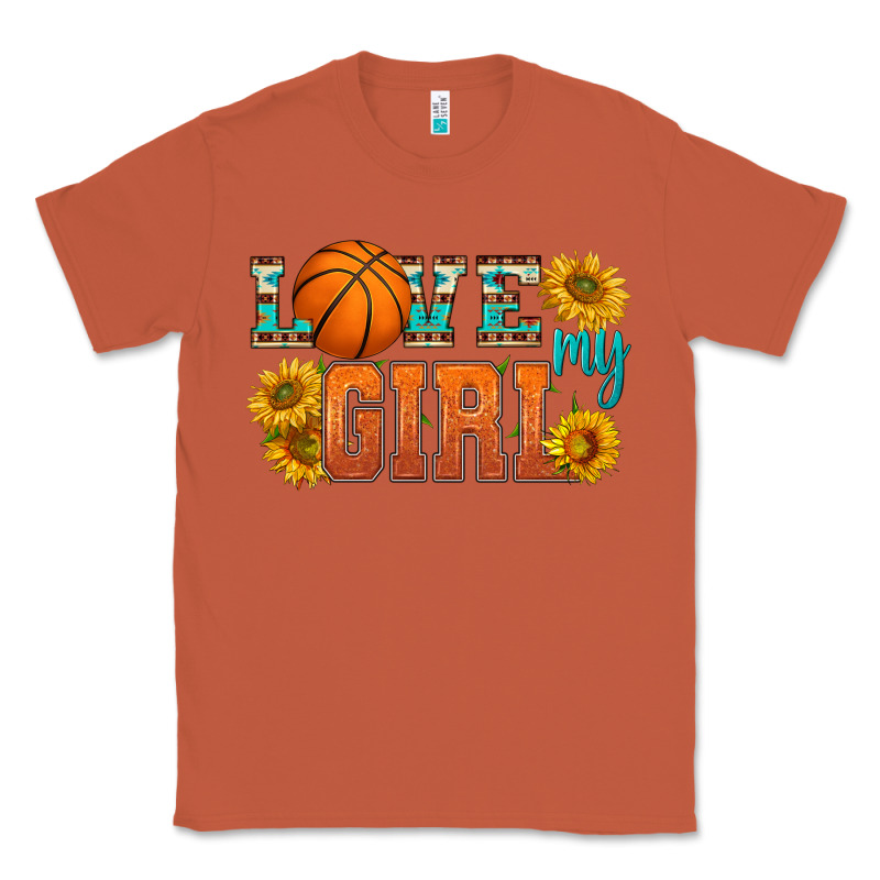 Love My Girl Basketball Classic Tee by HRA Design Shop | Teevron