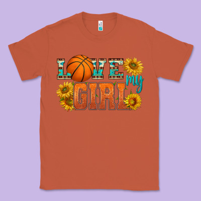 Love My Girl Basketball Classic Tee Designed By Hra Design Shop