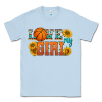Dusty Blue love my girl basketball Classic Tee - HRA Design Shop