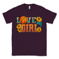 Plum love my girl basketball Classic Tee - HRA Design Shop