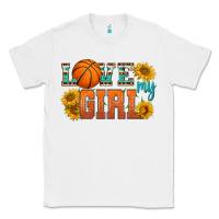 White love my girl basketball Classic Tee - HRA Design Shop